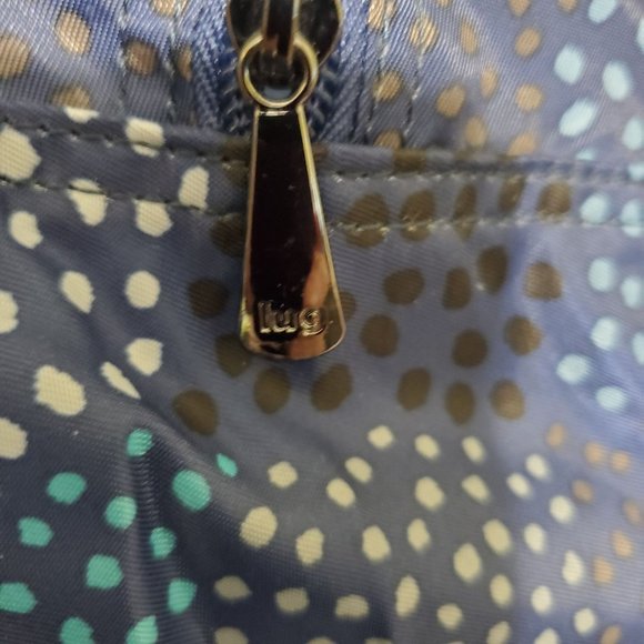 Lug Tote Bag Confetti Puddle Jumper Overnight Gym Packable Shoulder Carry On - Picture 12 of 12